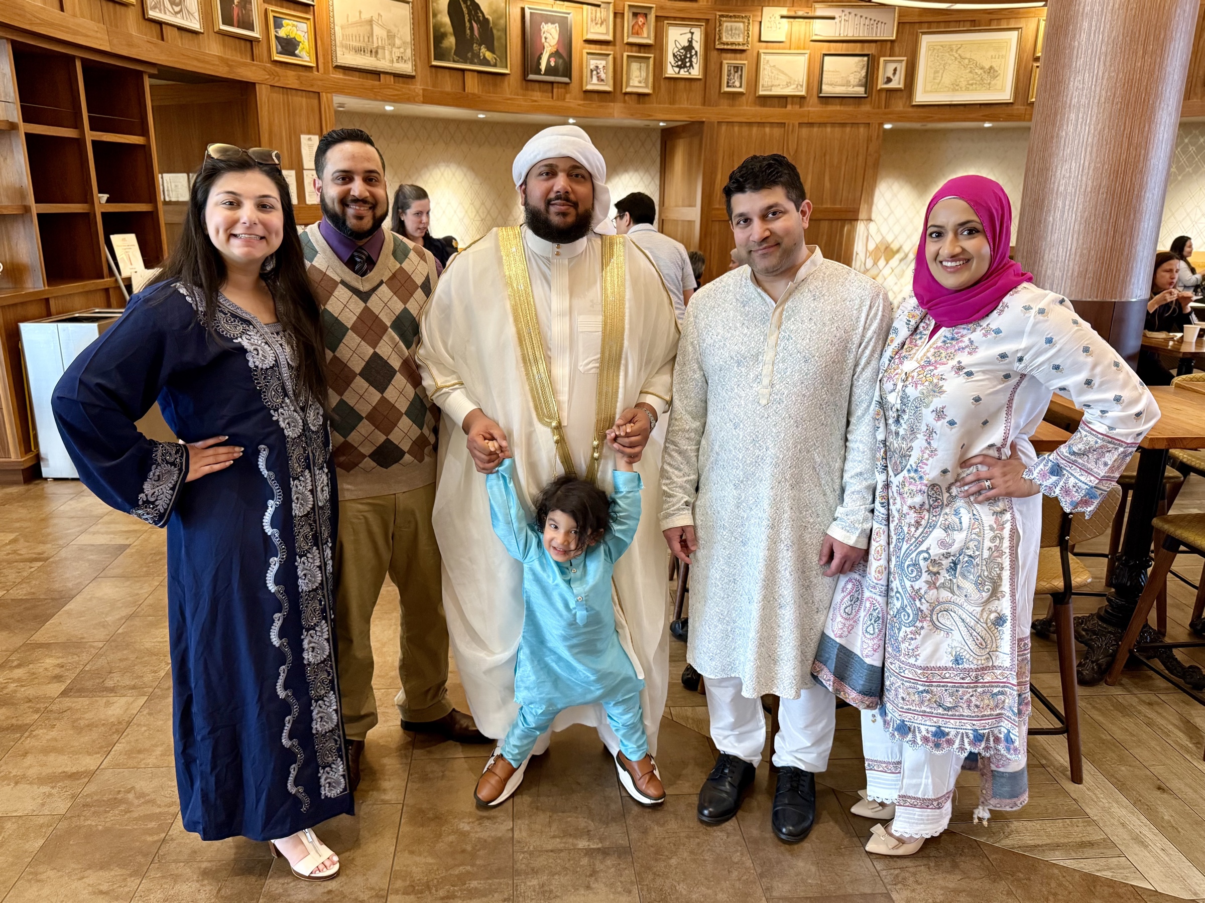 Khawaja and family